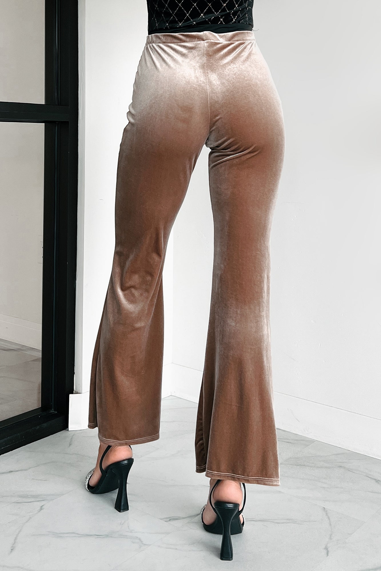 Timeless Treasures Velvet Pants (Tan)